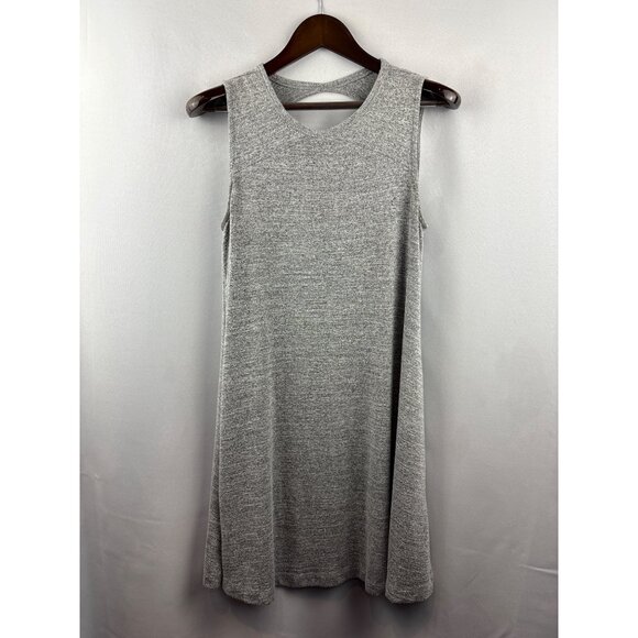 Women’s GAP Medium Light Grey Tank Dress w/ a Back Cutout - Picture 1 of 6